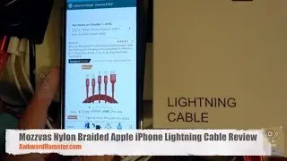 Mozzvas Nylon Braided Apple iPhone Lightning Cable Review
