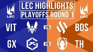 LEC Highlights ALL GAMES Round 1| LEC 2025 Winter Split Playoffs