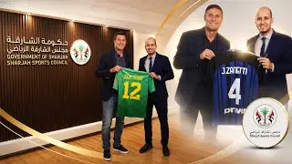 Sharjah Sports Investment Javier Zanetti & Julio Cesar - Zakaria Mestoui / Sharjah Sports tv