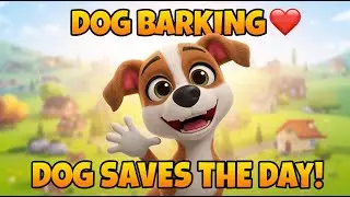 Dog Barking  | Cute Animals Cartoon Short Story in English