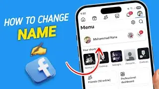 How To Change Name On Facebook 2026 ||change your name on facebook 
