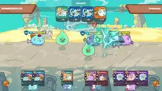 AXIE INFINTY GAME PLAY STARTEGY , PURE AQUA VS TAE, TUSOK, NUMBING LECHON