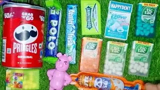Crunchy chips 😋😁 centre fresh chewing gum Polo candy 🍬🍭
