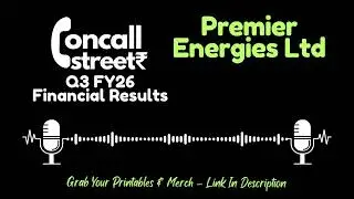 Premier Energies Ltd Q3 FY26 Earnings Conference Call | Management Commentary & Financial Discussion