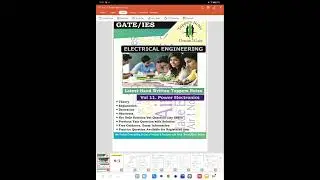 VOL 11.2 POWER ELECTRONICS GATE ESE ELECTRICAL ENGG MADE EASY TOPPERS HANDWRITTEN NOTES #gate #psu