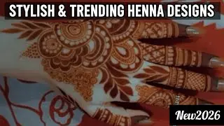 🌺 Stylish & trending henna design🌿Step by Step Easy Tutorial |#ytshorts#quran#art