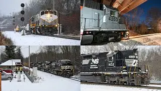 Miscellaneous trains on NS’s Sunbury Line (1/2/26)