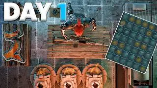 HOW WE CLAIMED DESERT CRACK DAY 1 - MESA 3 MAN - ARK: Survival Evolved
