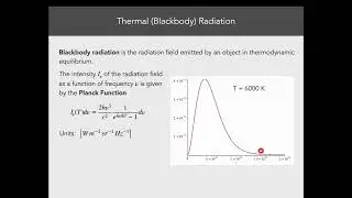 Astrophysics Lecture 3.2 - Thermal Systems