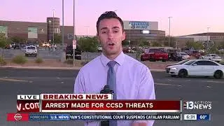 UPDATE: CCSD Principal says person arrested after investigation into threatening messages