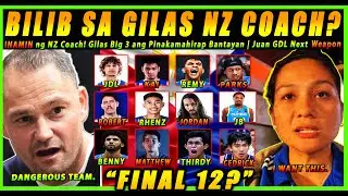 NZ Coach PINURI ang Gilas Big 3 Kahit PANALO ang NZ | Juan GDL Gagamitin vs AUS & NZ?