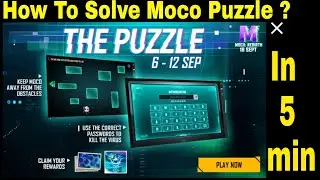 How To Complete New Moco Puzzle Event | 100 % Correct Answer | Free Fire New Event
