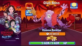 Stranger Things: Puzzle Tales - Club Boss 5. Cinema Monster