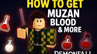 How to get Muzan blood, breath indict, wipe potion, combat potion in demonfall for free 