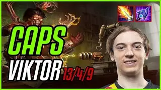 CAPS - VIKTOR vs LEE SIN MID - EUW CHALLENGER - PATCH 11.9