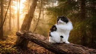 Misty Walk Outdoors🌥️ASMR | Jan the Orange Cat 🐾