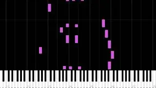 Deadman 死人 Omae Wa Mou Already Dead Synthesia Piano Tutorial Tiny Little Adiantum