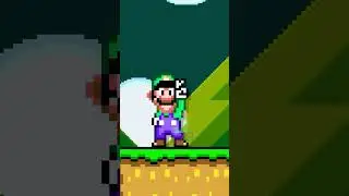 Luigi WINS By.. Walking??.. (Sprite Animation) #shorts