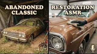 Vintage Car Restoration ASMR || Abandoned Classic Car Restoration ASMR