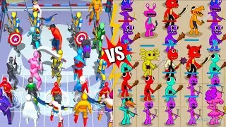 Merge Supper Hero VS Merge Monster Friends ⭐ Merge Simulator Battles