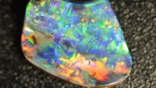 46.8 carat natural solid genuine boulder opal gemstone video by Biro Opal