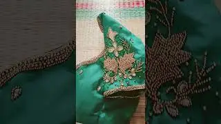 aari work blouse design by k2 boutique sowcarpet Chennai