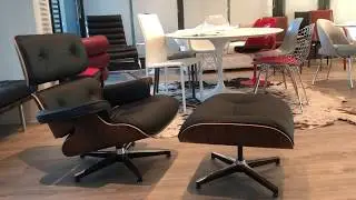 lounge chair and ottoman eames  replica alta qualit&agrave; italiana