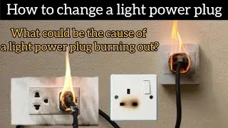 How to change a light power plug | how to change light power plug at home 🏡🏡