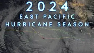 2024 East Pacific Hurricane Season Animation