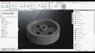 How to design the v belt pulley in 2 steps