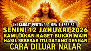 JIWA TERPILIH ✨ SENIN 12 JANUARI 2026 HASIL BESAR ITU AKHIRNYA MULAI TERLIHAT JELAS!