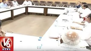 CM KCR Orders Officials To Complete Mission Bhagiratha Works In Two Months | V6 News