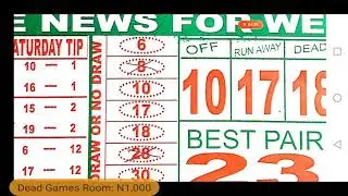 Week 28, 2020 Dead Games: Temple of Draws Pool Paper Review