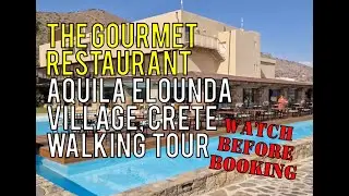 The Gourmet restaurant, Aquila Elounda village walking tour | Crete | Murphy Digital #aquilaelounda