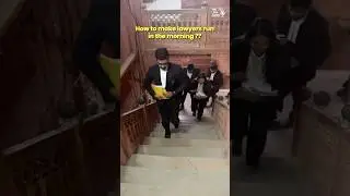 How to make a lawyer run in the morning ? 😂