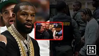 Heated Moment Between Mayweather and Tank Davis Goes Viral