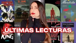 Mis últimas lecturas 📚 | WRAP UP | Libros de TERROR | Nerea Bosch