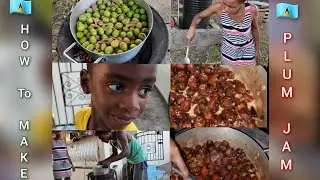 How to make plum jam st lucia 🇱🇨 St.Lucia 🇱🇨