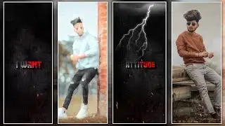I Want Attitude !🔥Mass dialogue WhatsApp status editing in Alightmotion in Kannada