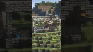 Minecraft Blacksmith Upgrade 🏠 Village Fix #shorts #minecraft #villager #easy #build