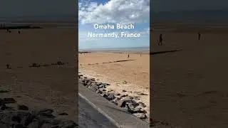Omaha Beach - Normandy, France. All my life I wanted to visit.  #ddaytour #normandy #ww2