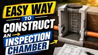 HOW TO CONSTRUCT A REINFORCED CONCRETE INSPECTION CHAMBER  SEPTIC TANK,@tbmsolution150.