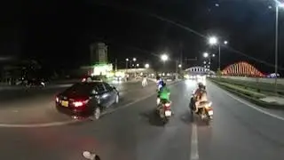 Driving to Aeon Mall in Hai Phong, Vietnam (Gear 360) Part 2
