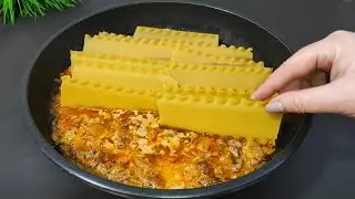 Вкуснее, чем в ресторане! Гениальный УЖИН из самых обычных продуктов! Ленивая лазанья за 30 минут!