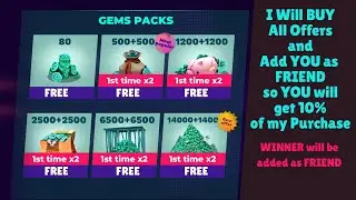 Horror Brawl 5000 FREE GEMS Giveaway FRIEND GIFT