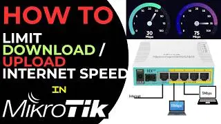 How to Limit Download/ Upload Speed in MikroTik Router to Manage Internet Bandwidth as per Priority