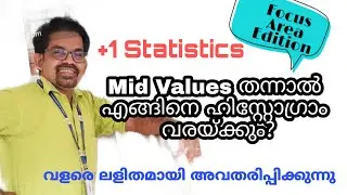 How to draw #Histogram#if mid values are given #Plus One statistics # focus area special edition#