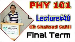 PHY101 Lecture 40 Special Theory of Relativity II | Important For Final Term 2021 | Ch Shahzad Sahil