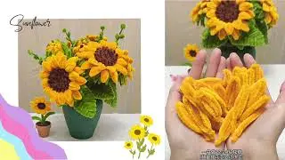 How To Make Sunflower With Pipe Cleaner | DIY | Useful Craft Things