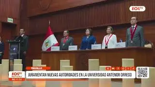 Trujillo: juramentan nuevas autoridades en la universidad Antenor Orrego